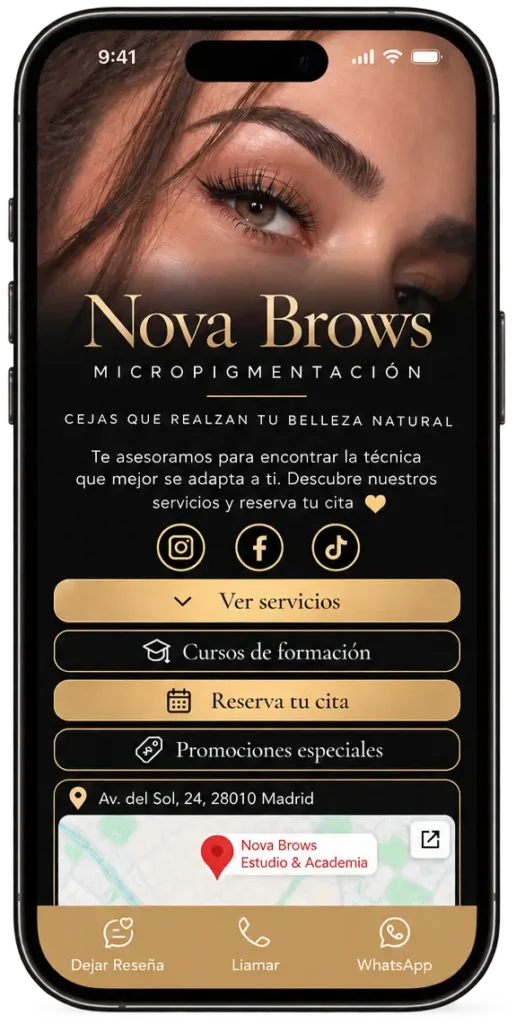DIseño web para centros de micropigmentación